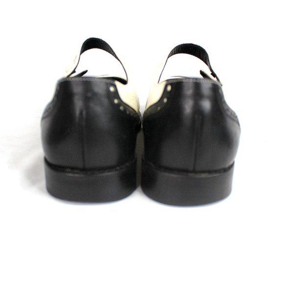 SOLD*************Comme Des Garcons Shoes Black White Mary Janes - Picture 7 of 16